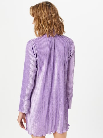 The Frolic Shirt Dress in Purple