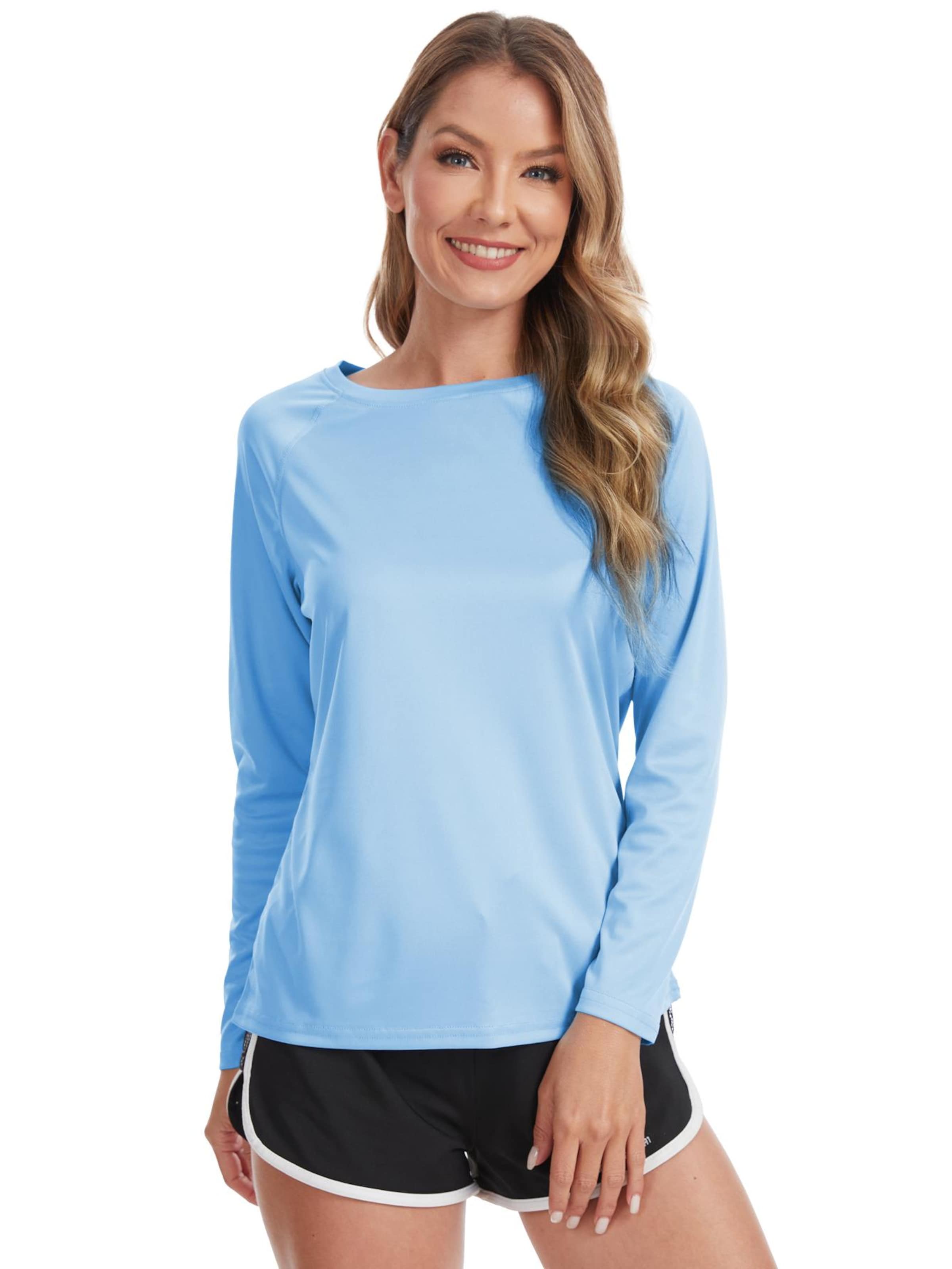 MEETWEE Shirt '2 Pack Rash Guard UPF 50+ UV shirt' in Blauw