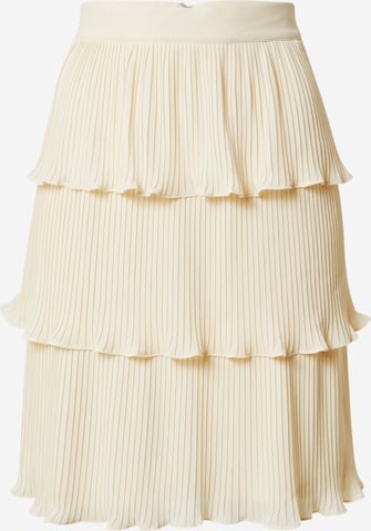TFNC Skirt in Beige: front