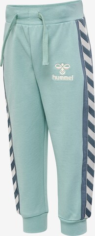 Hummel Tapered Sporthose in Blau