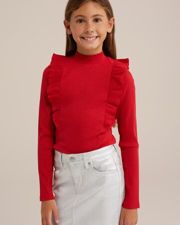 Maglietta di WE Fashion in rosso