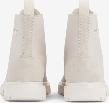 Calvin Klein Jeans Lace-up boots in Beige