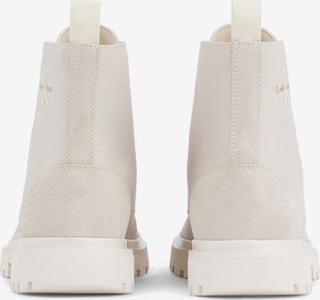 Calvin Klein Jeans - Botas com atacadores em bege