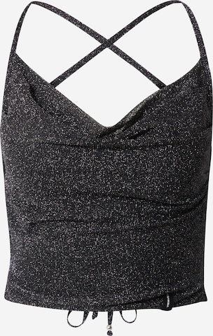 VIERVIER Top 'Alisha' in Black: front