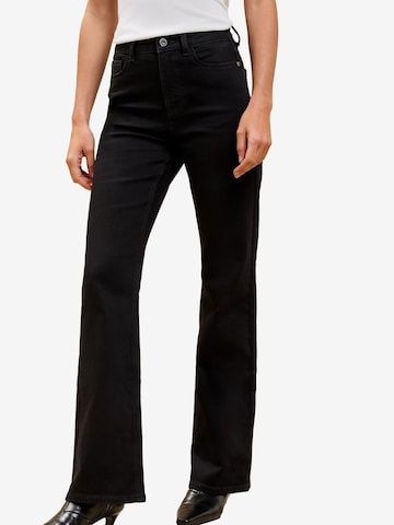 Lipsy Rozšírený strih Džínsy - Čierna: predná strana