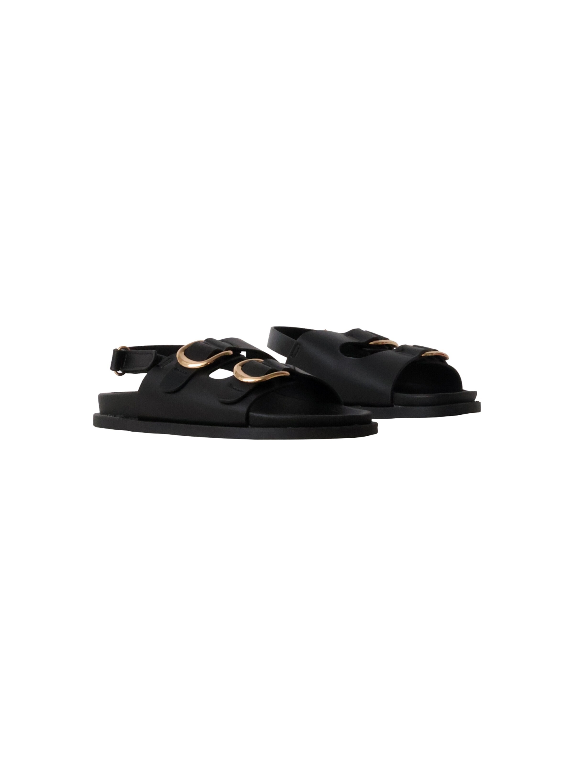 Super Mode - Zapatos bajos 'Kinder-Pantoletten mit Schnalle' en negro