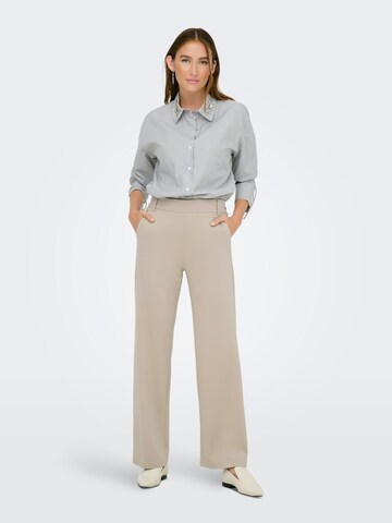 ONLY Baggy Trousers 'poptrash' in Beige: front