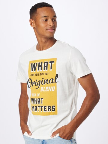 T-Shirt BLEND en blanc : devant
