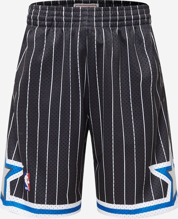 Mitchell & Ness Workout Pants in Black: front