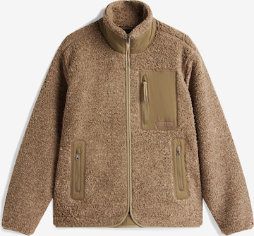 TOMMY HILFIGERFlis jakna - bež boja: prednji dio