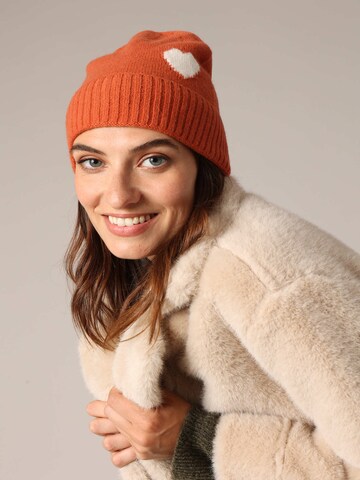 Deeluxe Muts 'Lola' in Oranje: voorkant