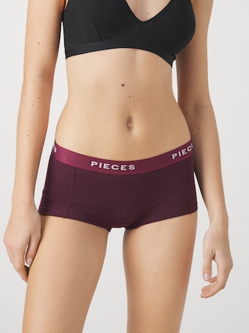 Culotte PIECES en violet : devant