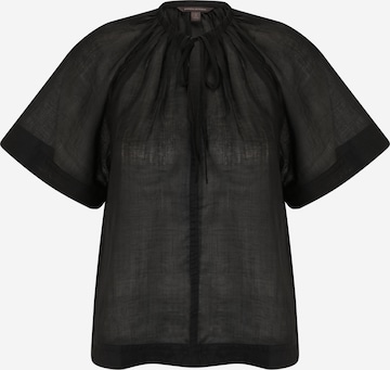 Camicia da donna di Banana Republic Tall in nero: frontale