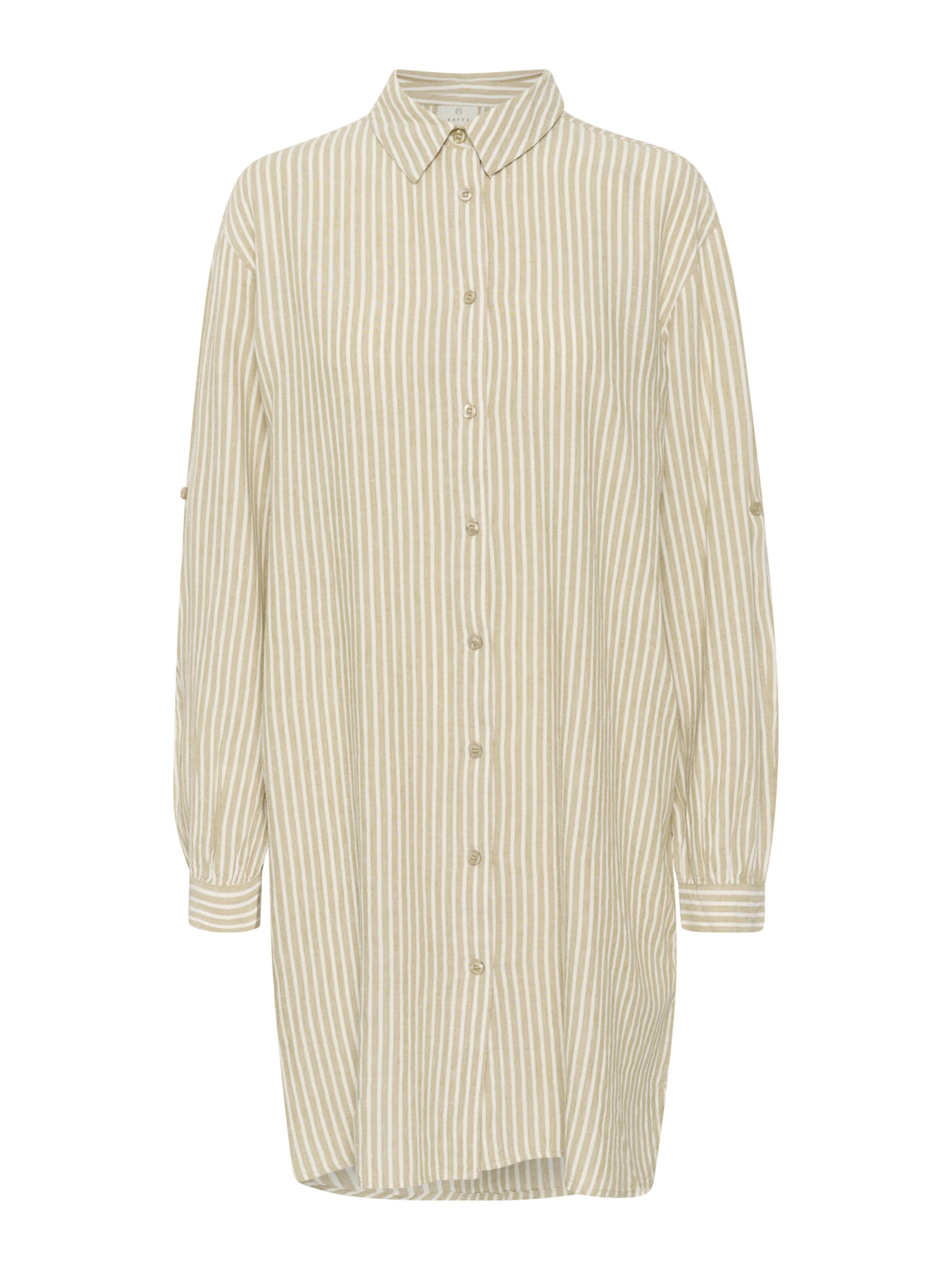 Kaffe Платье-рубашка 'Kamilia' в Зеленый: спереди