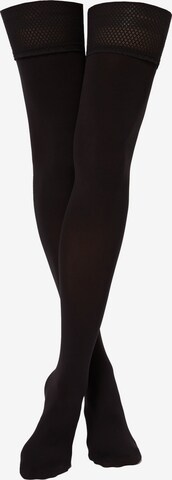 CALZEDONIA Hold-up stockings in Black: front