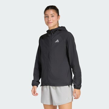 ADIDAS PERFORMANCE Sportjacke 'Adi365 Essentials' in Schwarz: Vorderseite