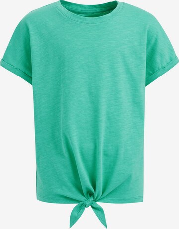 T-Shirt WE Fashion en vert : devant