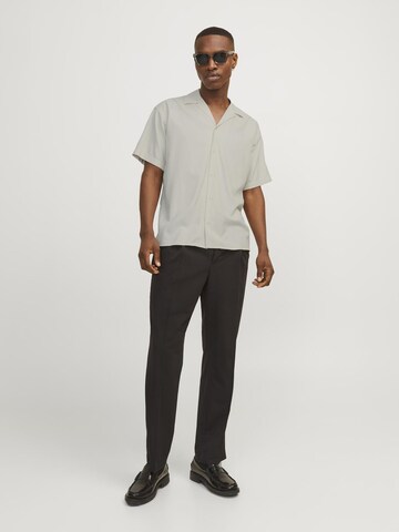 JACK & JONES Comfort fit Button Up Shirt 'JPRCCaaron' in Grey
