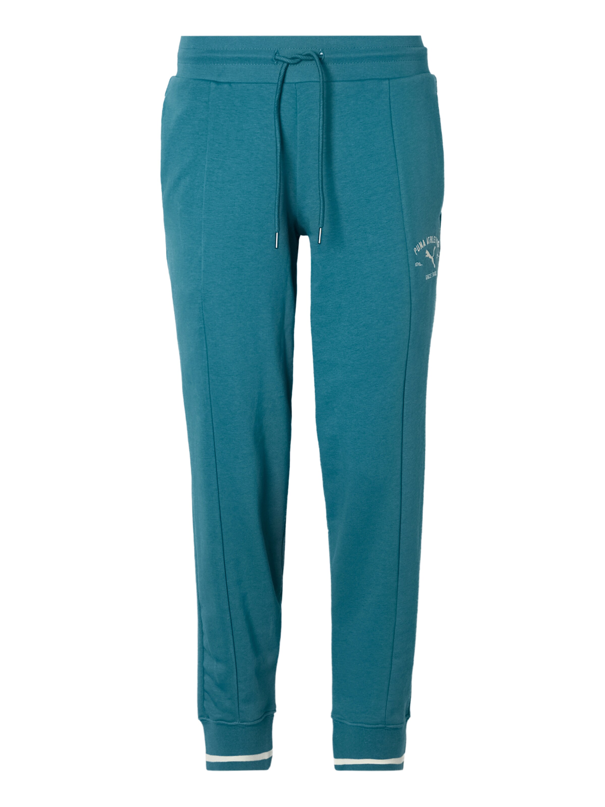 PUMA Zúžený Sportovní kalhoty 'CLASS' – zelená: přední strana