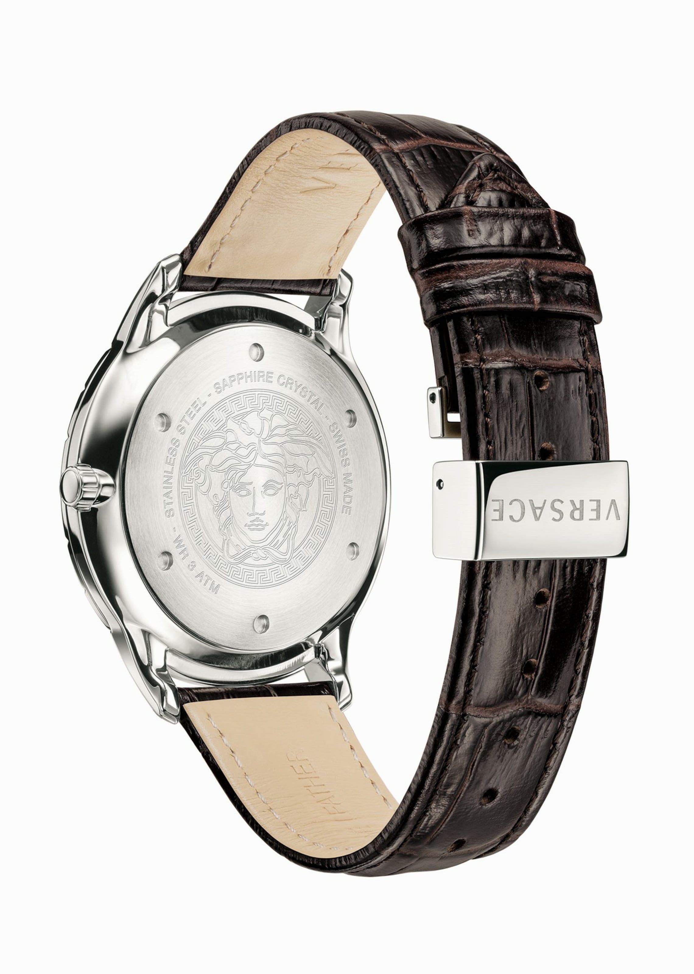VERSACE Analog watch in Brown