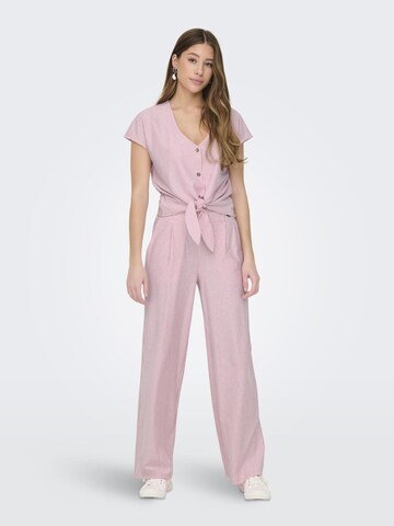 JDY - Pierna ancha Pantalón plisado 'JDYNelli' en rosa