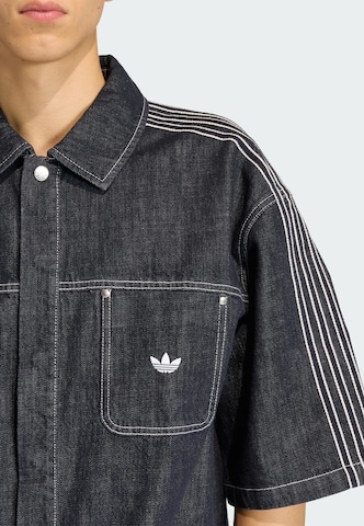 ADIDAS ORIGINALS Comfort fit Button Up Shirt in Blue