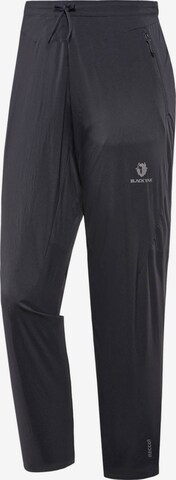 BLACKYAK Regular Outdoor Pants 'Abigar' in Black: front