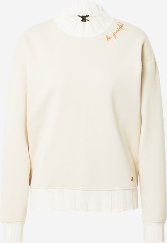 Key Largo Sweatshirt 'GRATEFUL' in Beige: predná strana