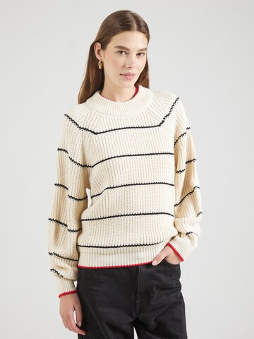 SISTERS POINT - Jersey 'MIBA-PU2' en beige: frente