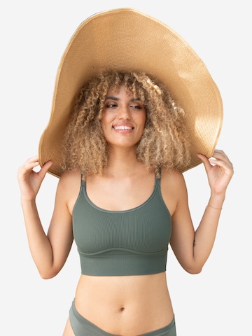 Bustier Soutien-gorge 'FREEDA' SugarShape en vert : devant