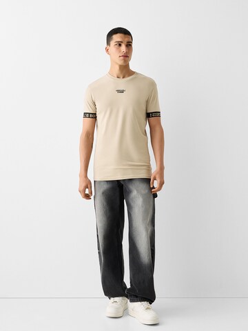 T-Shirt Bershka en beige