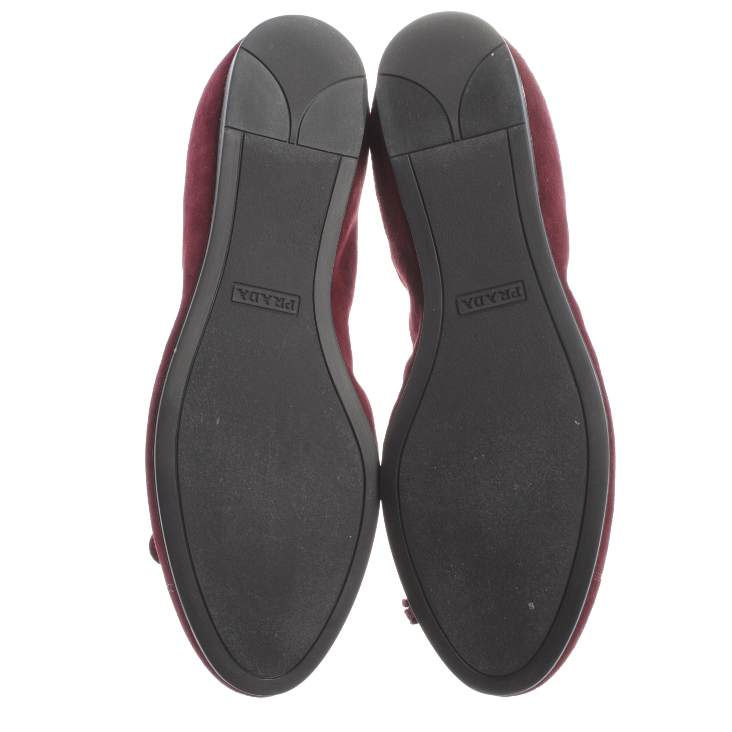 PRADA Flats & Loafers in 37,5 in Red