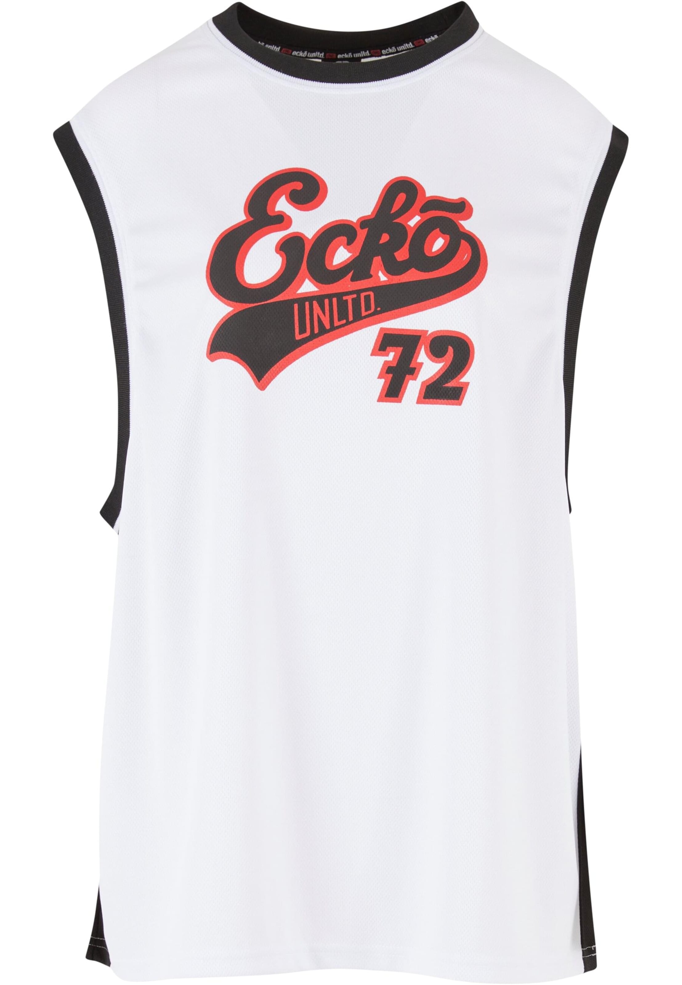T-Shirt 'BBall' Ecko Unlimited en blanc : devant