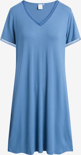 CCDK Copenhagen Nachthemd 'Jacqueline' in blau / weiß, Produktansicht