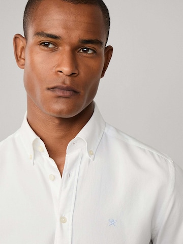 Hackett London Regular Fit Hemd 'Ess' in Weiß