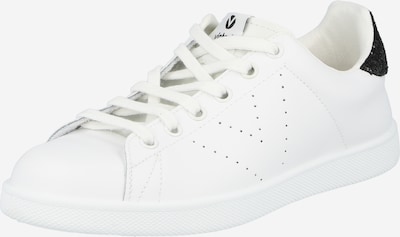 VICTORIA Zapatillas deportivas bajas 'TENIS PIEL' en negro / blanco, Vista del producto
