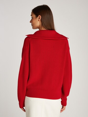 TOMMY HILFIGER Sweter w kolorze czerwony