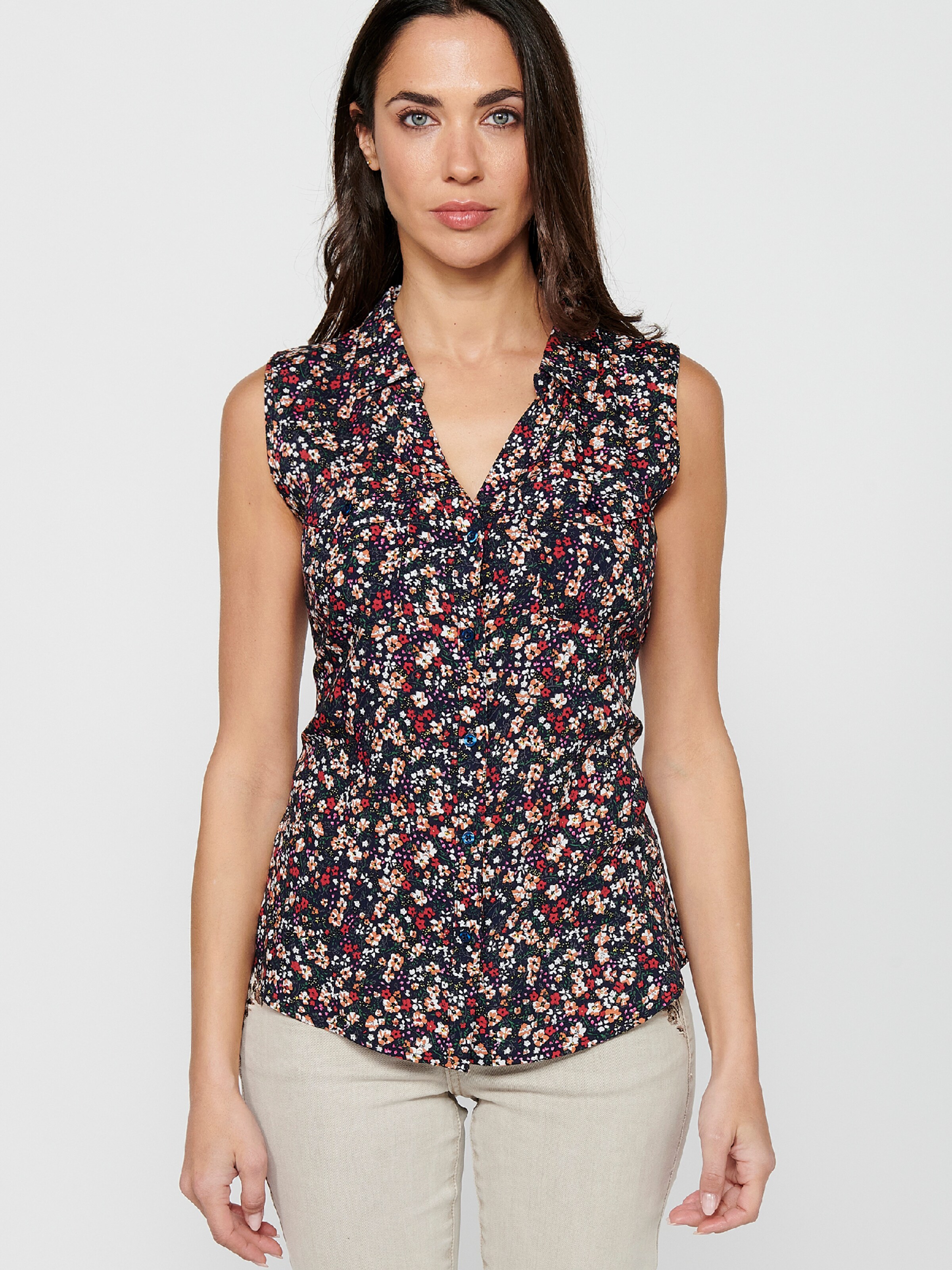 KOROSHI Блузка в Смешанный: спереди