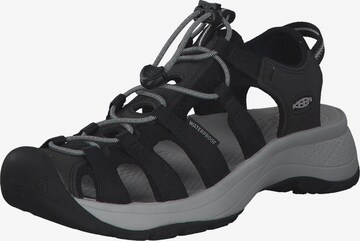 KEEN Hiking Sandals 'Astoria West Sandal 1023594' in Black: front