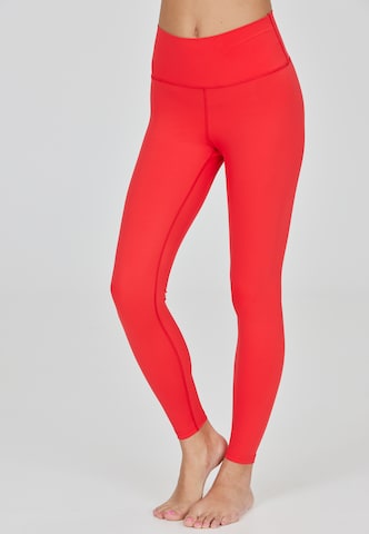 Coupe slim Pantalon de sport 'Franz' Athlecia en orange : devant