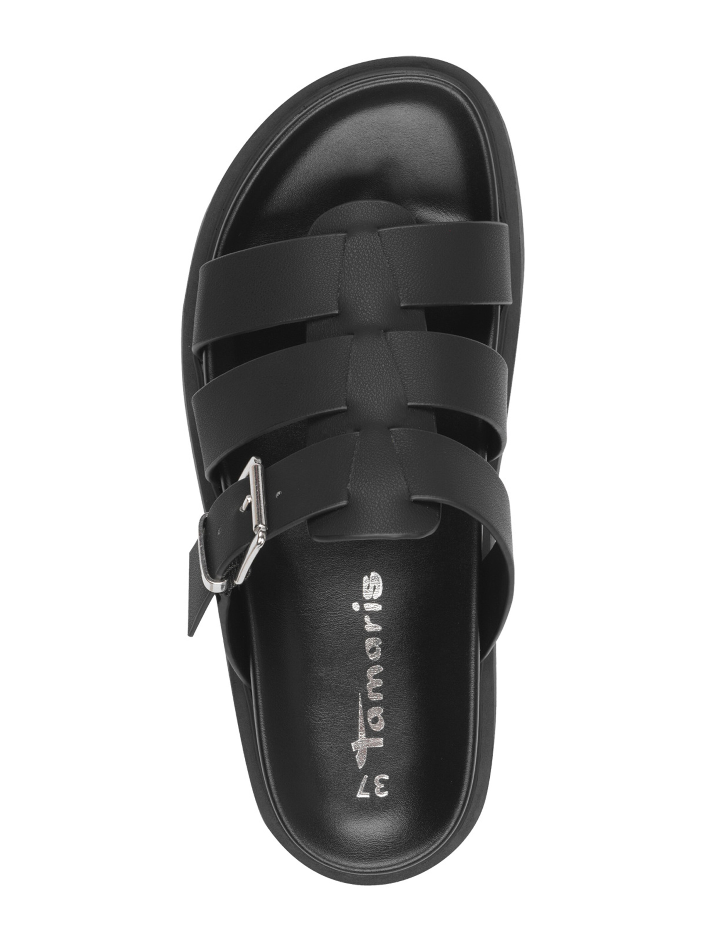 Saboți de la Tamaris pe negru