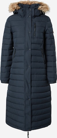 Superdry Wintermantel 'Fuji' in Blauw: voorkant