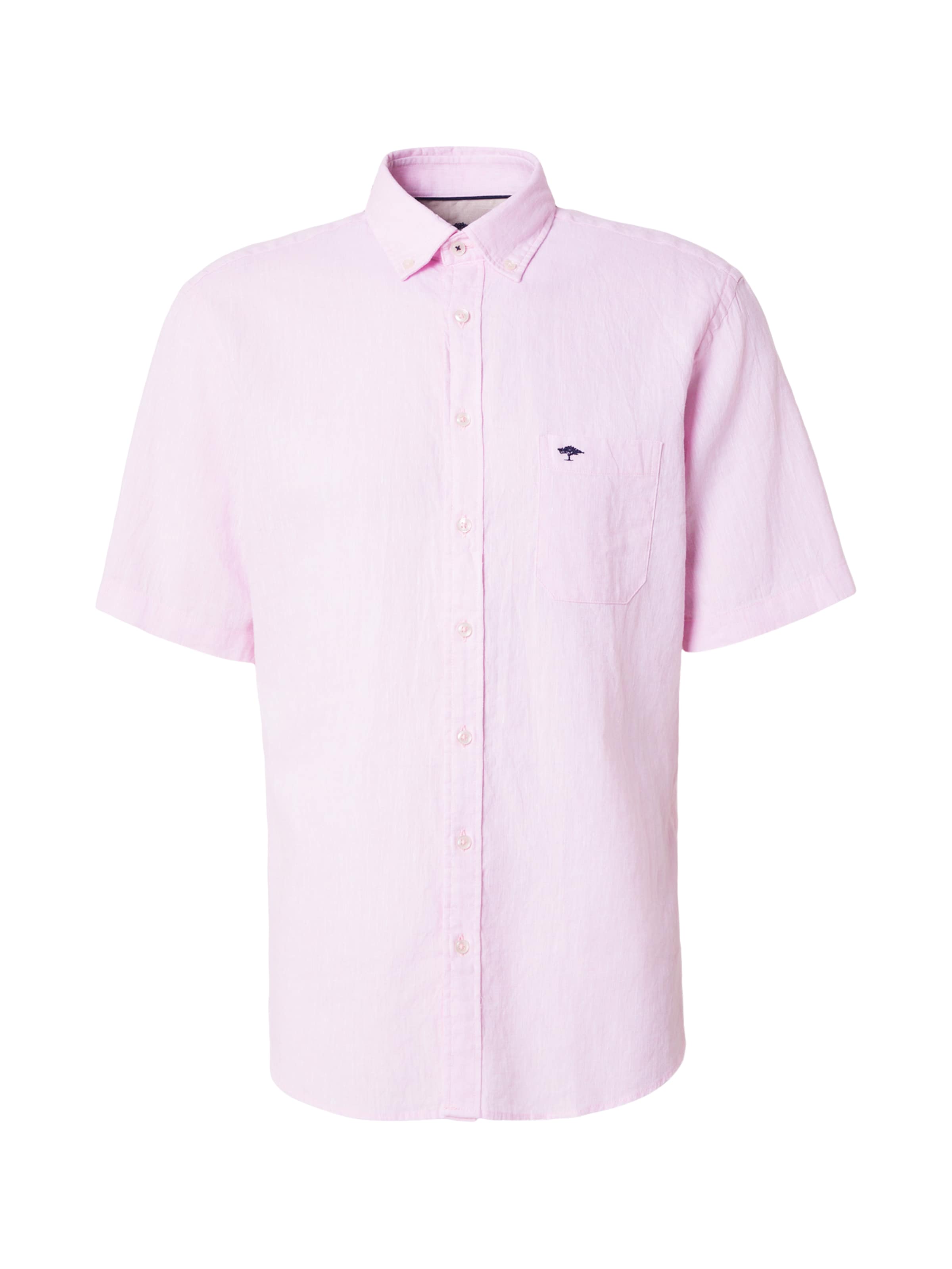 FYNCH-HATTON Regular Fit Hemd in Pink: Vorderseite