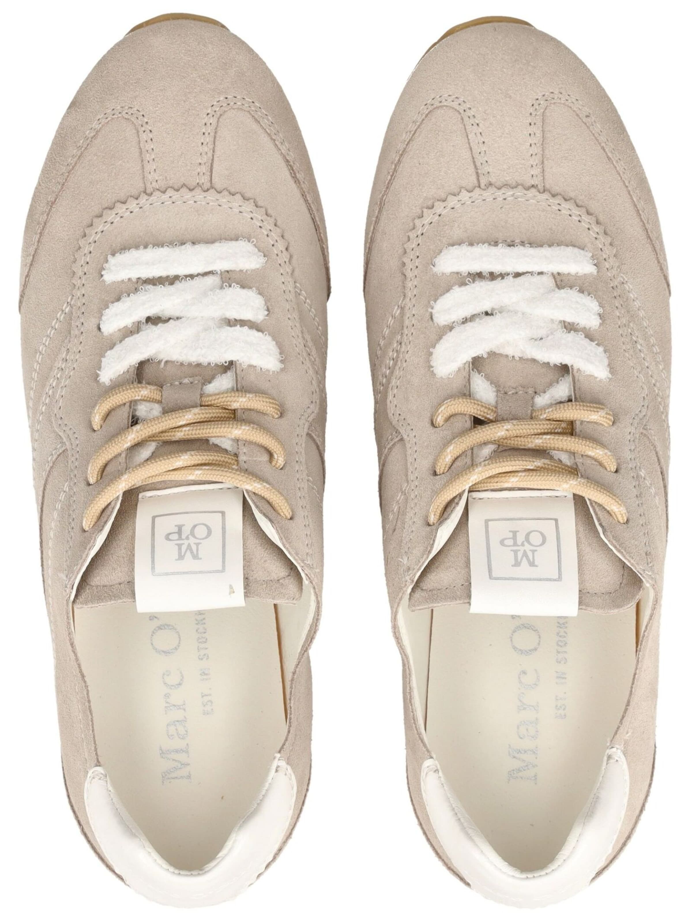 Baskets basses Marc O'Polo en beige