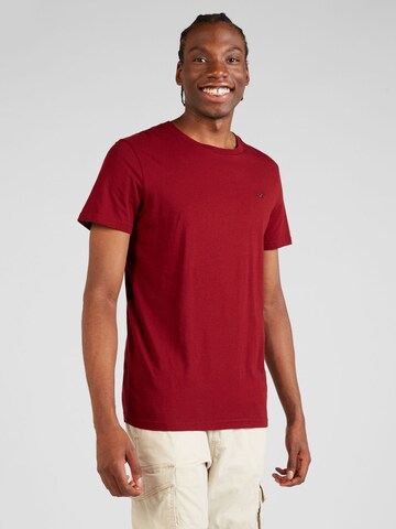 HOLLISTER - Camiseta en rojo: frente