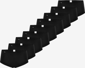 SLOGGI Panty '24/7 Cotton' in Black: front