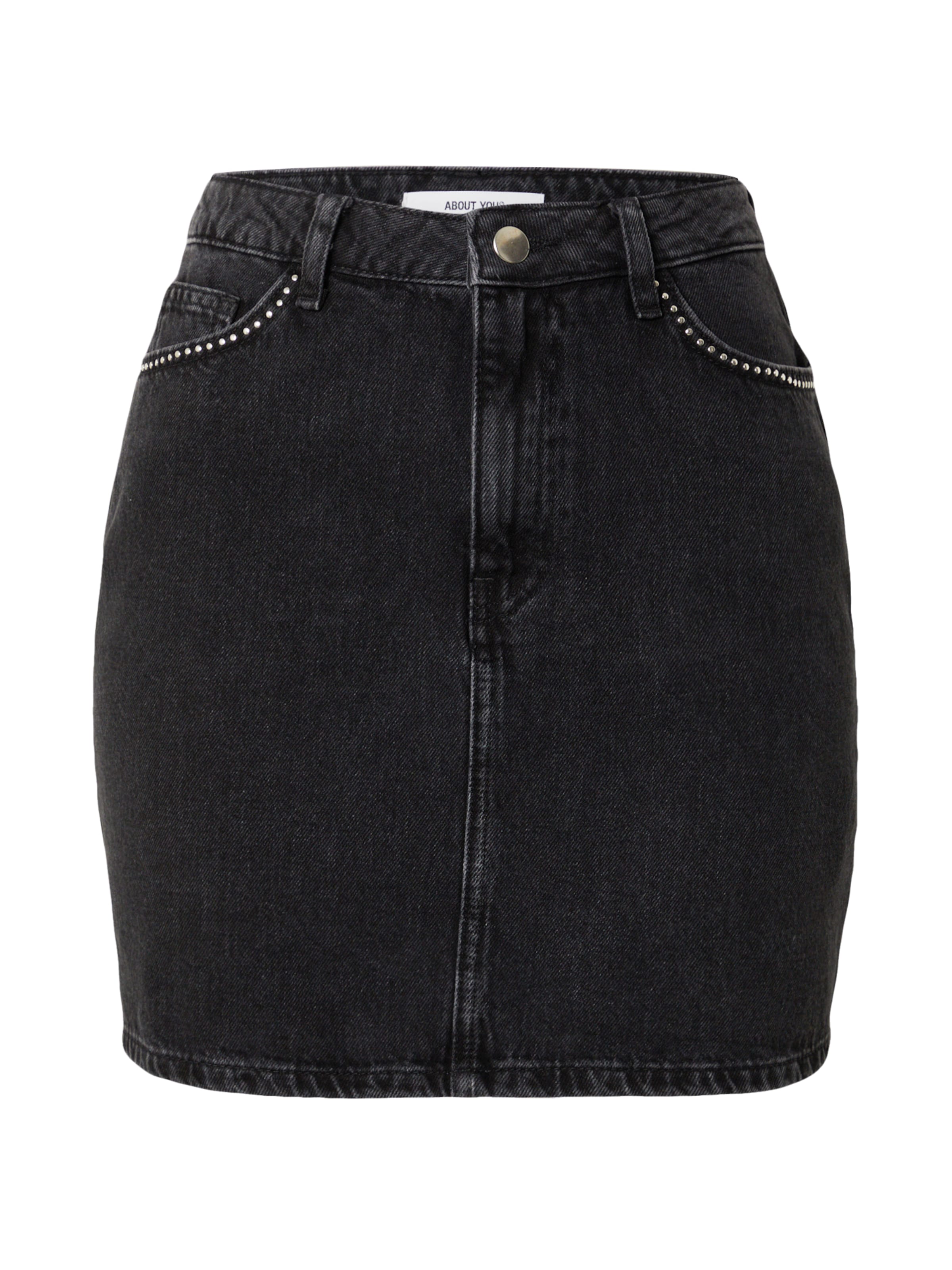 Gonna 'Jo' di ABOUT YOU in grigio: frontale