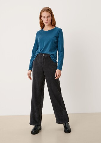 s.Oliver Wide leg Broek in Zwart