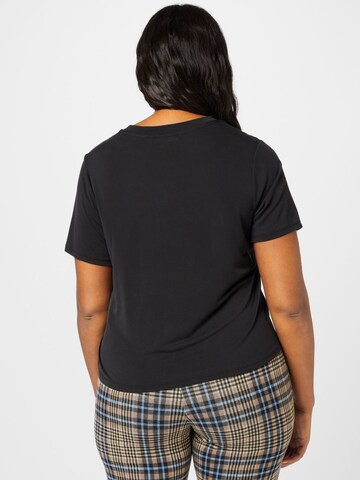 Vero Moda Curve - Camiseta 'EVABIA' en negro