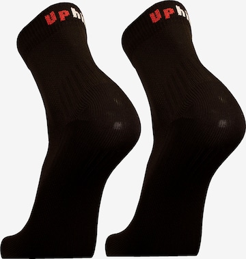 UphillSport Laufsocken 'FRONT' in Schwarz